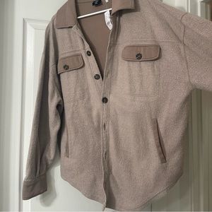 PacSun Taupe Teddy Jacket